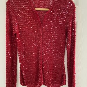 Sequined sweater